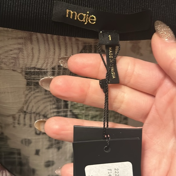 Maje floral top NWT - Picture 3 of 4